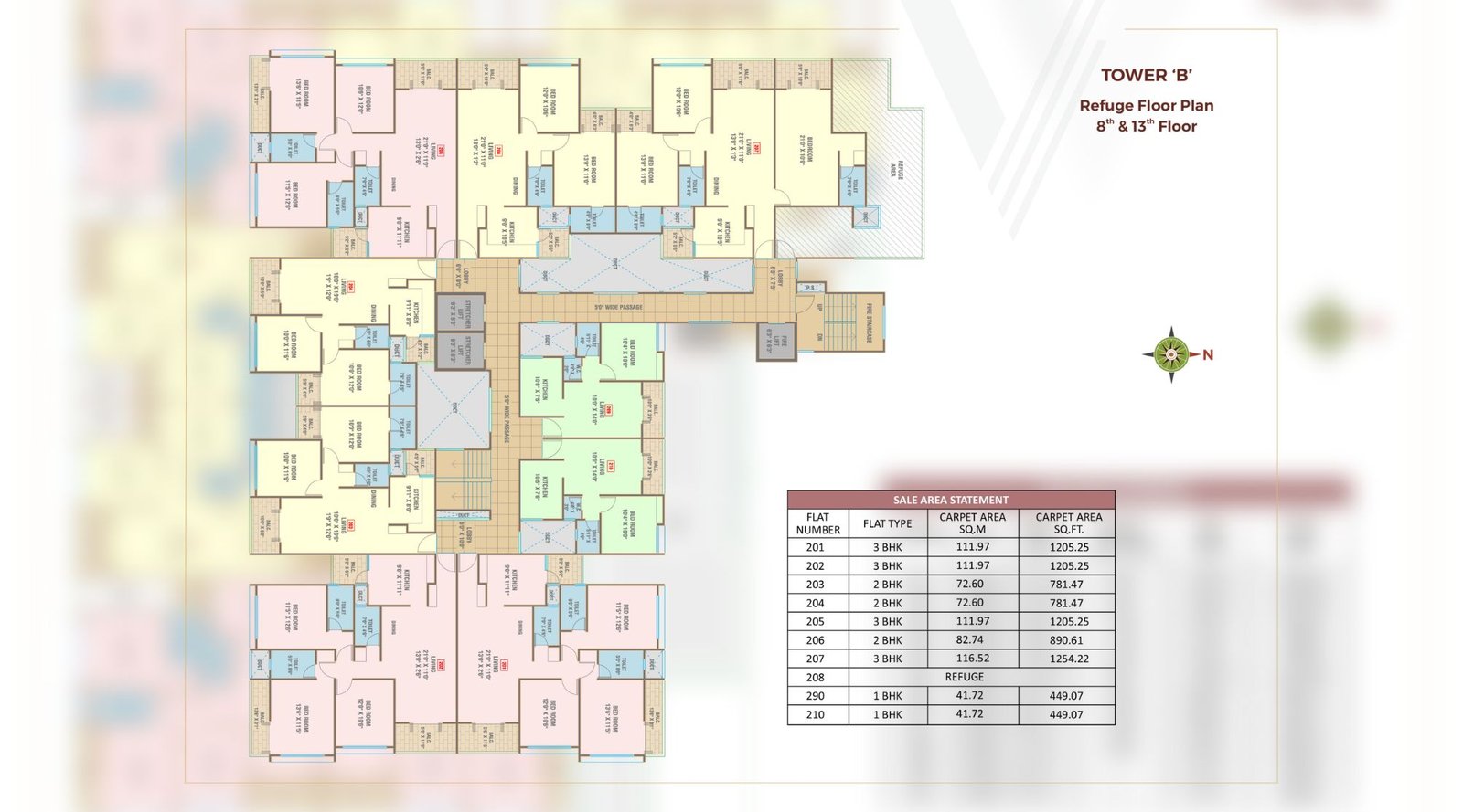 Valeentina-Tower-Typical-Floor-Plan-Refuge-Floor